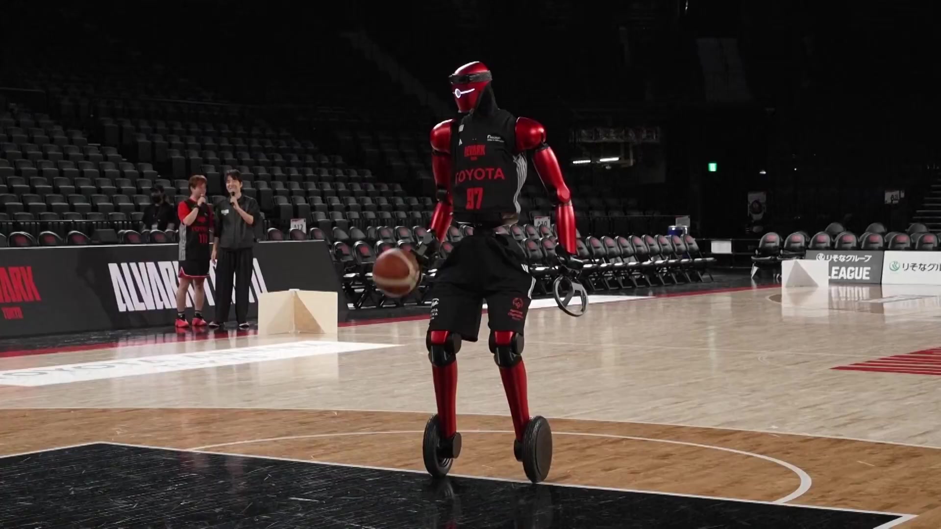 Toyota CUE7 Robot Masters Basketball Skills